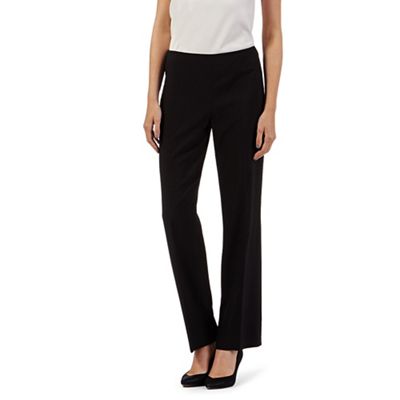 The Collection Black straight leg smart trousers